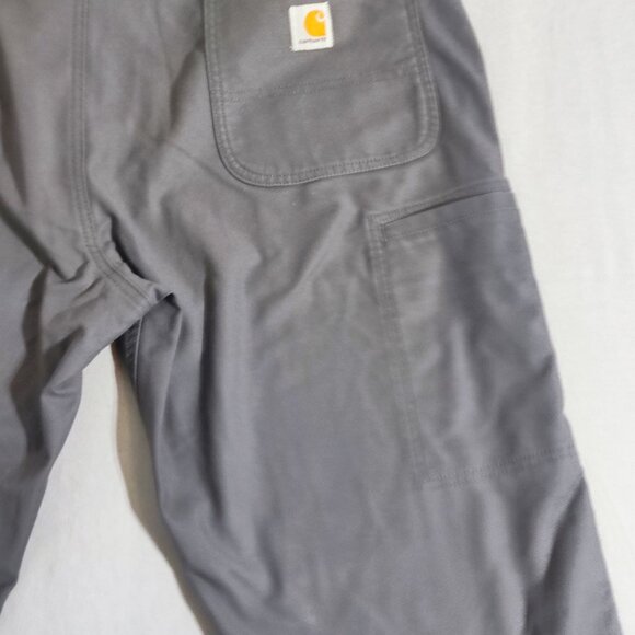 Carhartt work pants men's sz 40X34 grey colour relaxed fit Rugged Professional - Picture 10 of 15